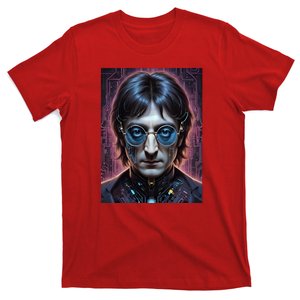 John In A Robotic T-Shirt