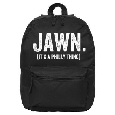 Jawn It's A Philly Thing Philadelphia Fan Pride Love 16 in Basic Backpack