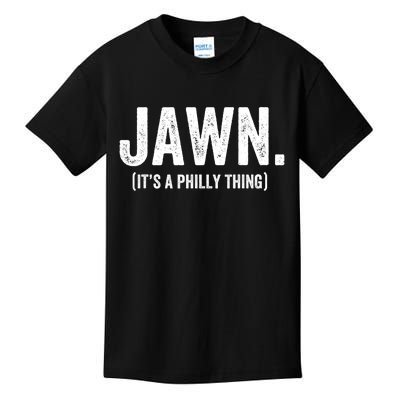 Jawn It's A Philly Thing Philadelphia Fan Pride Love Kids T-Shirt