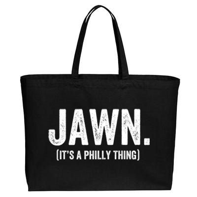 Jawn It's A Philly Thing Philadelphia Fan Pride Love Cotton Canvas Jumbo Tote