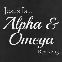 Jesus Is Alpha & Omega Revelation 2213 Golf Towel