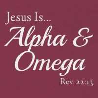 Jesus Is Alpha & Omega Revelation 2213 16oz Travel Tumbler
