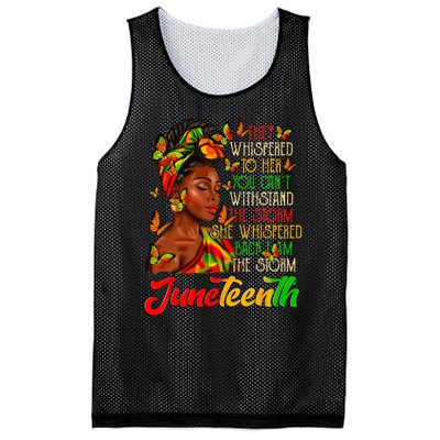 Juneteenth I am The Storm Black Wo Black History Month Mesh Reversible Basketball Jersey Tank