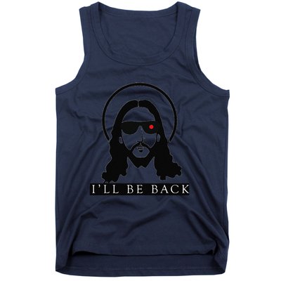 Jesus Ill Be Back Funny Christian Jesus Christ Gift Tank Top