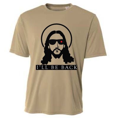 Jesus Ill Be Back Funny Christian Jesus Christ Gift Cooling Performance Crew T-Shirt