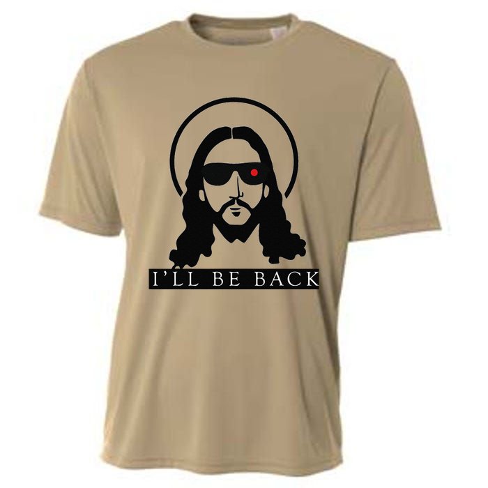 Jesus Ill Be Back Funny Christian Jesus Christ Gift Cooling Performance Crew T-Shirt