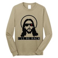 Jesus Ill Be Back Funny Christian Jesus Christ Gift Long Sleeve Shirt