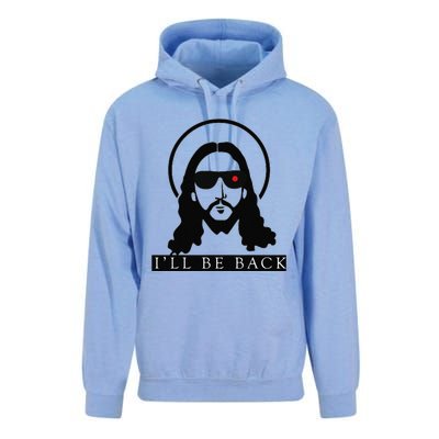 Jesus Ill Be Back Funny Christian Jesus Christ Gift Unisex Surf Hoodie