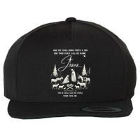 Jesus Is Born Matthew 121 Nativity Scene Design Wool Snapback Cap