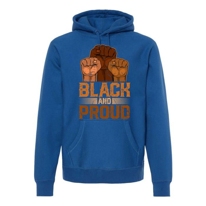 Juneteenth Inspiring Black Leaders Power Fist Hand Cute Gift Premium Hoodie