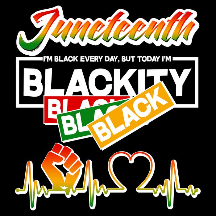 Juneteenth I'm Black Every Day But Today I'm Blackity Black Stripe Pom Pom Beanie