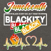 Juneteenth I'm Black Every Day But Today I'm Blackity Black Cotton Canvas Backpack