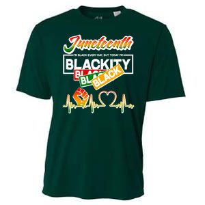 Juneteenth I'm Black Every Day But Today I'm Blackity Black Cooling Performance Crew T-Shirt