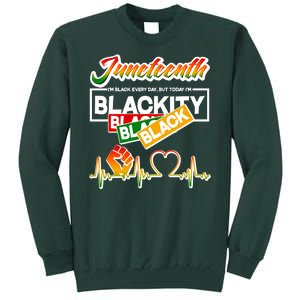 Juneteenth I'm Black Every Day But Today I'm Blackity Black Sweatshirt