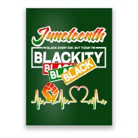 Juneteenth I'm Black Every Day But Today I'm Blackity Black Poster