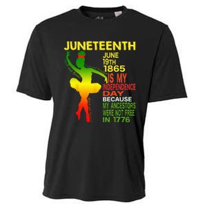 Juneteenth Independence Black Dancer Girl Ballerina Cooling Performance Crew T-Shirt