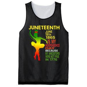 Juneteenth Independence Black Dancer Girl Ballerina Mesh Reversible Basketball Jersey Tank