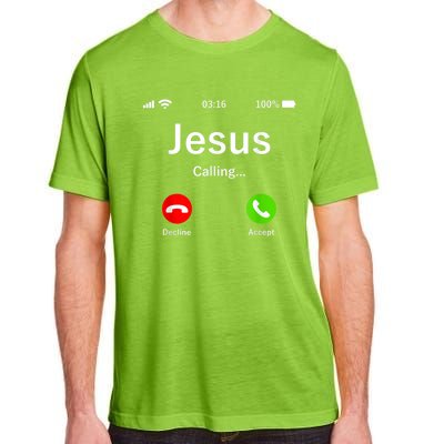 Jesus Is Calling Christian Adult ChromaSoft Performance T-Shirt