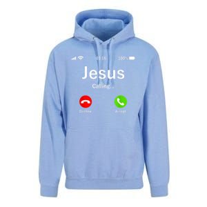 Jesus Is Calling Christian Unisex Surf Hoodie