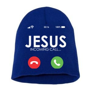 Jesus Is Calling Christian Meaningful Gift Short Acrylic Beanie