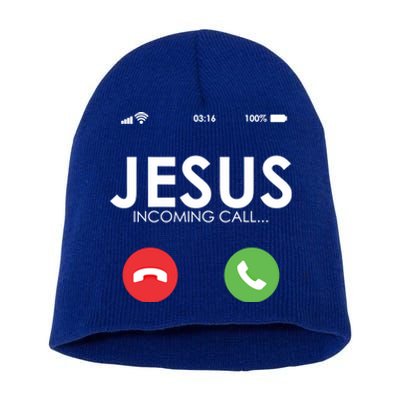 Jesus Is Calling Christian Meaningful Gift Short Acrylic Beanie