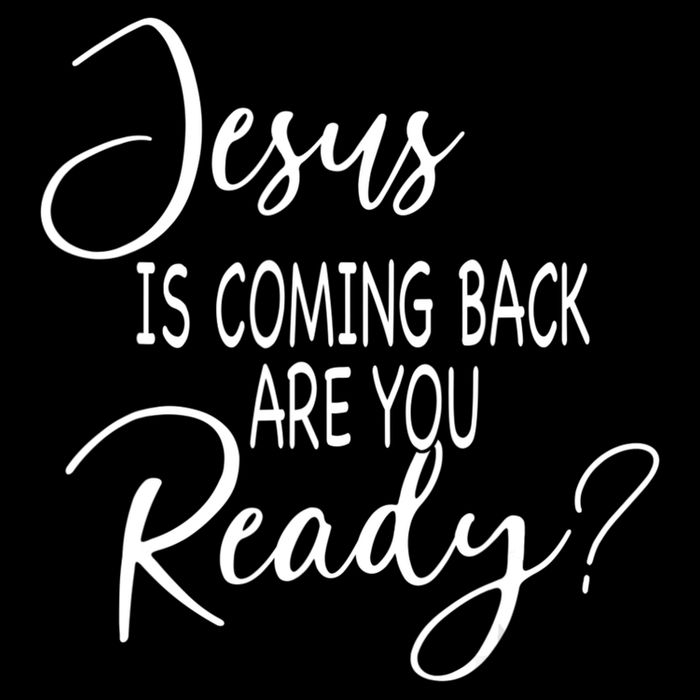 Jesus Is Coming Back Are You Ready Drawstring Bag