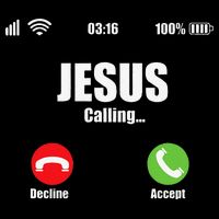 Jesus Is Calling Christian Cross Modern Believe Drawstring Bag