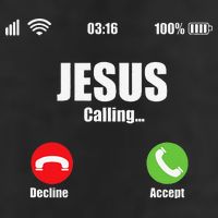 Jesus Is Calling Christian Cross Modern Believe Golf Towel