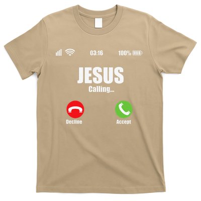 Jesus Is Calling Christian Cross Modern Believe T-Shirt