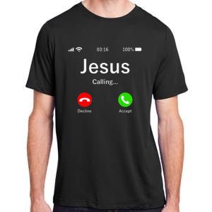 Jesus Is Calling Christian Adult ChromaSoft Performance T-Shirt