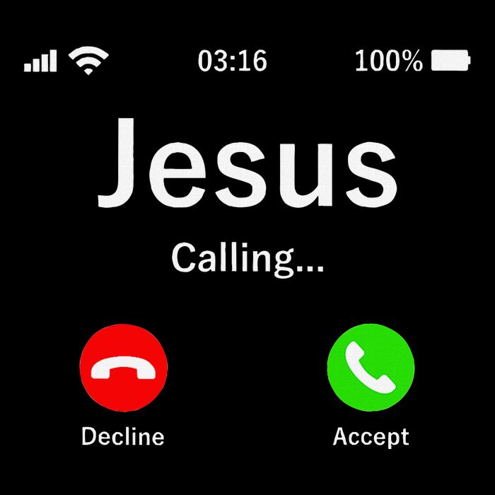 Jesus Is Calling Christian Bucket Hat