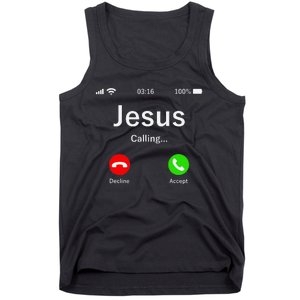 Jesus Is Calling Christian Tank Top