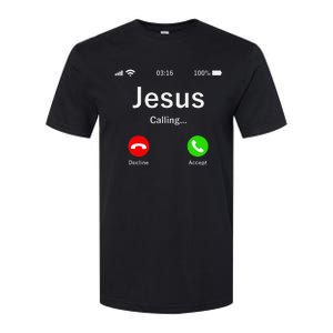 Jesus Is Calling Christian Softstyle CVC T-Shirt