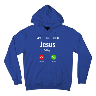 Jesus Is Calling Christian Gift Hoodie