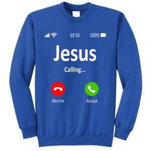 Jesus Is Calling Christian Gift Sweatshirt