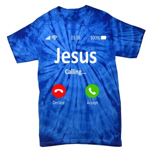 Jesus Is Calling Christian Gift Tie-Dye T-Shirt