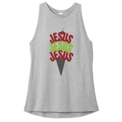 Jesus Ice Cream Ladies PosiCharge Tri-Blend Wicking Tank