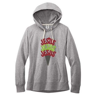 Jesus Ice Cream Women's Fleece Hoodie