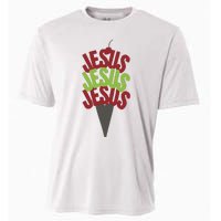 Jesus Ice Cream Cooling Performance Crew T-Shirt