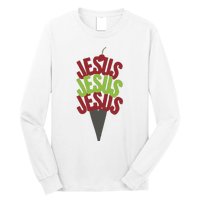 Jesus Ice Cream Long Sleeve Shirt