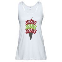 Jesus Ice Cream Ladies Essential Flowy Tank