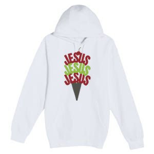 Jesus Ice Cream Premium Pullover Hoodie