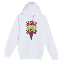 Jesus Ice Cream Premium Pullover Hoodie