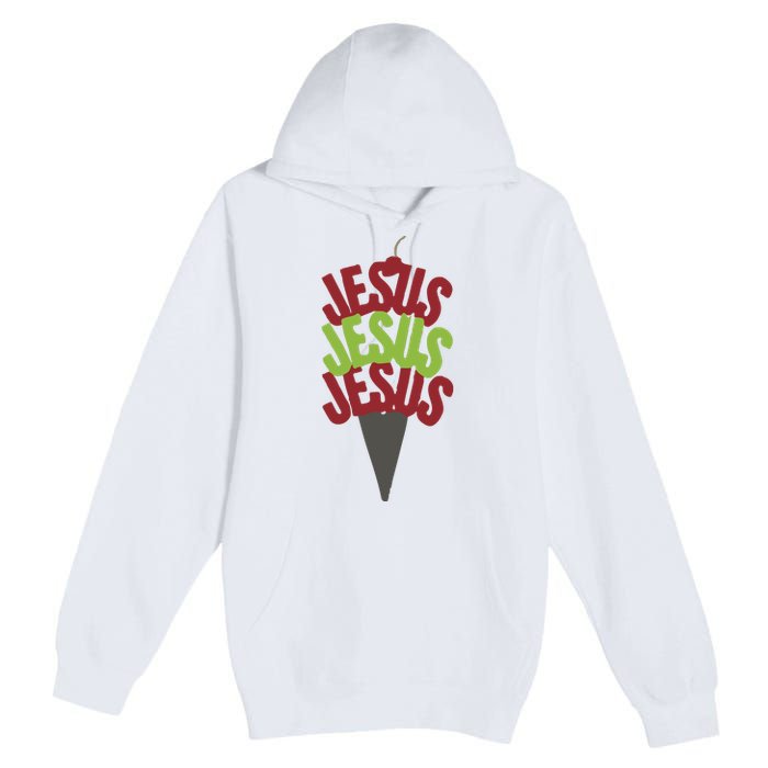 Jesus Ice Cream Premium Pullover Hoodie