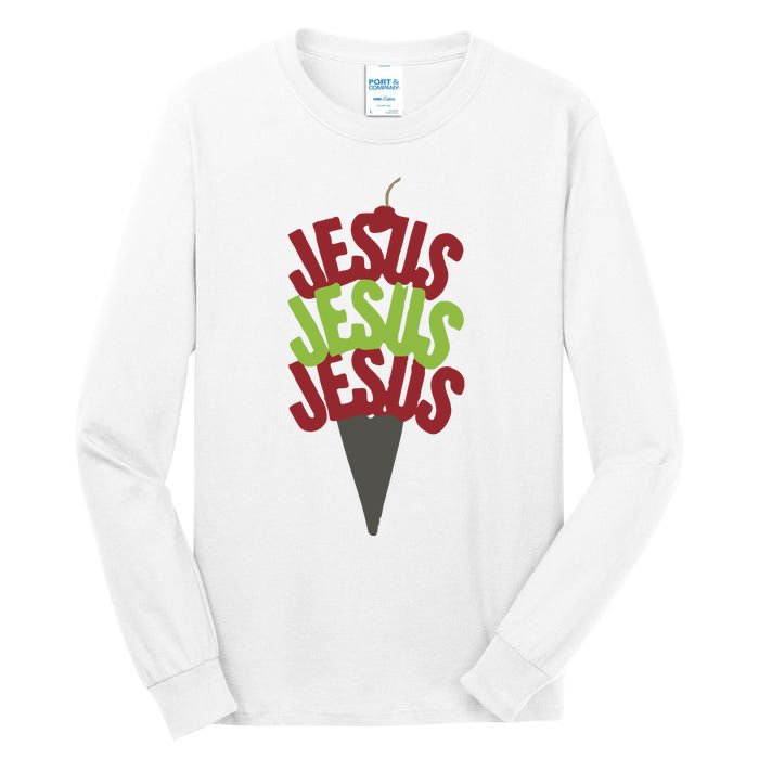 Jesus Ice Cream Tall Long Sleeve T-Shirt