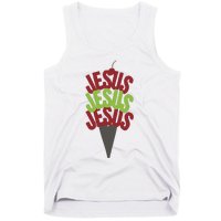 Jesus Ice Cream Tank Top