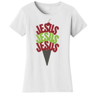 Jesus Ice Cream Women's T-Shirt