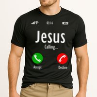 Jesus Is Calling Christian T Cooling Performance Crew T-Shirt