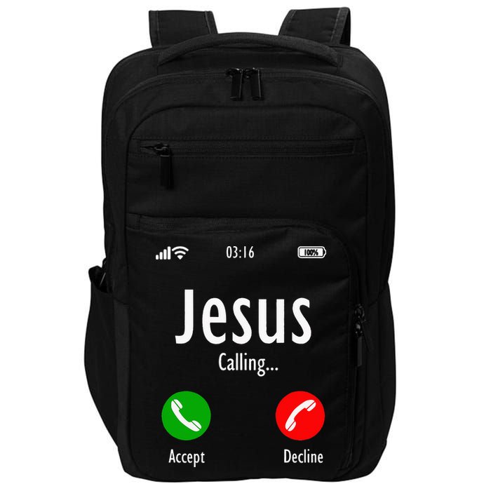 Jesus Is Calling Christian T Impact Tech Backpack