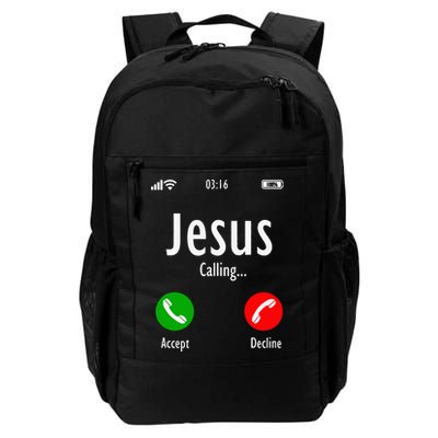 Jesus Is Calling Christian T Backpack